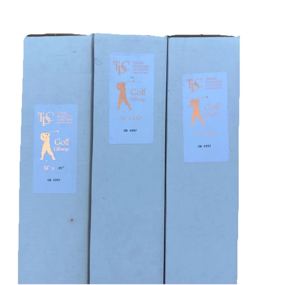 Vintage Premium TPC Classic Golf Wrapping Paper GW4997 24